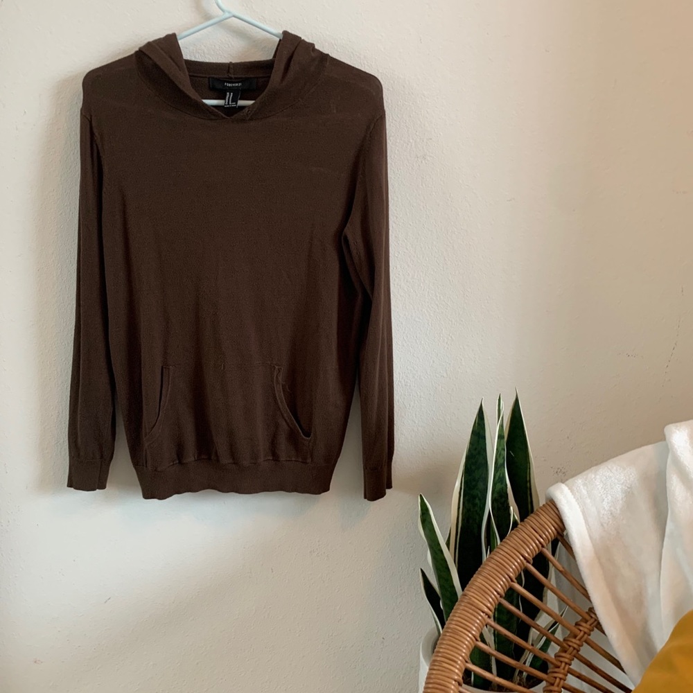 Forever 21 Olive Green Hoodie